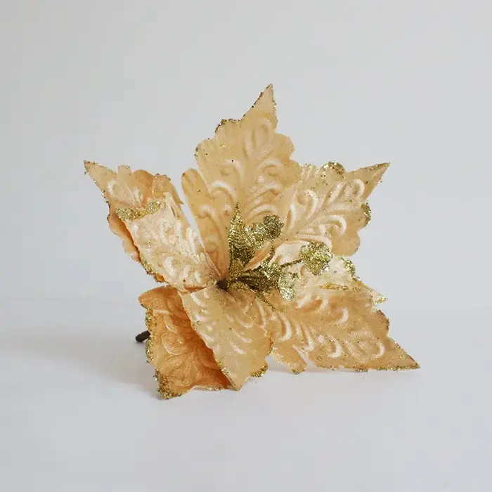 Tête de fleur artificielle en soie