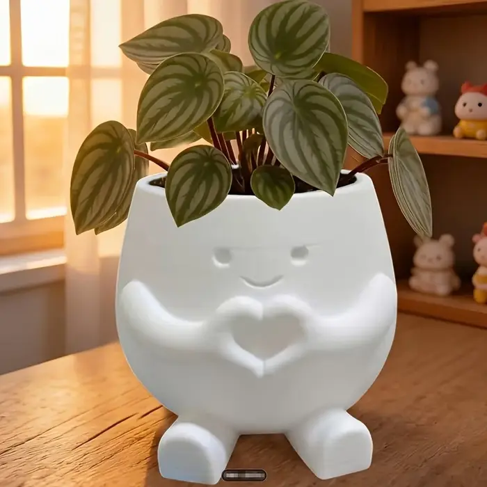 Ensemble de 4 pots de fleurs fonctionnels imprimés en 3D