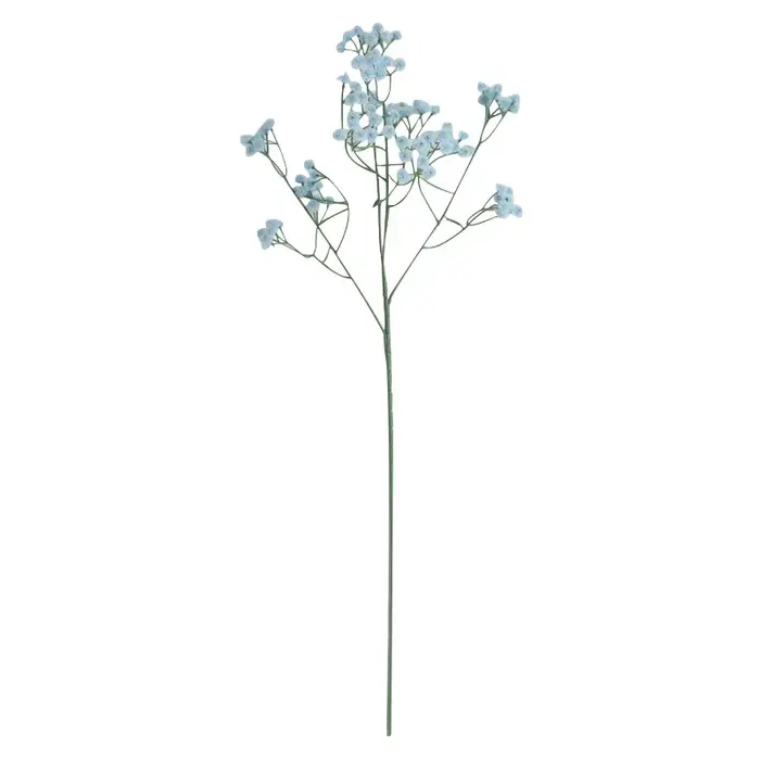 Fleurs artificielles gypsophile bon marché en plastique blanc rose bleu