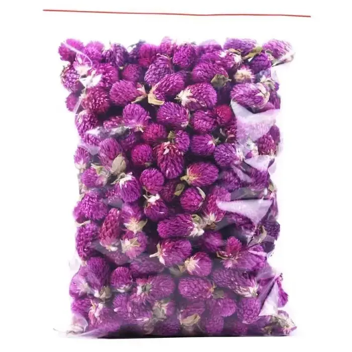 Fleurs d'amarante globe séchées naturelles de qualité supérieure pour la décoration de la maison et du jardin