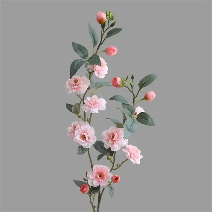Nouvelle branche de camélia fleurs artificielles noël décoration de la maison faux Floral salon jardin Table artisanat mariage bricolage organiser