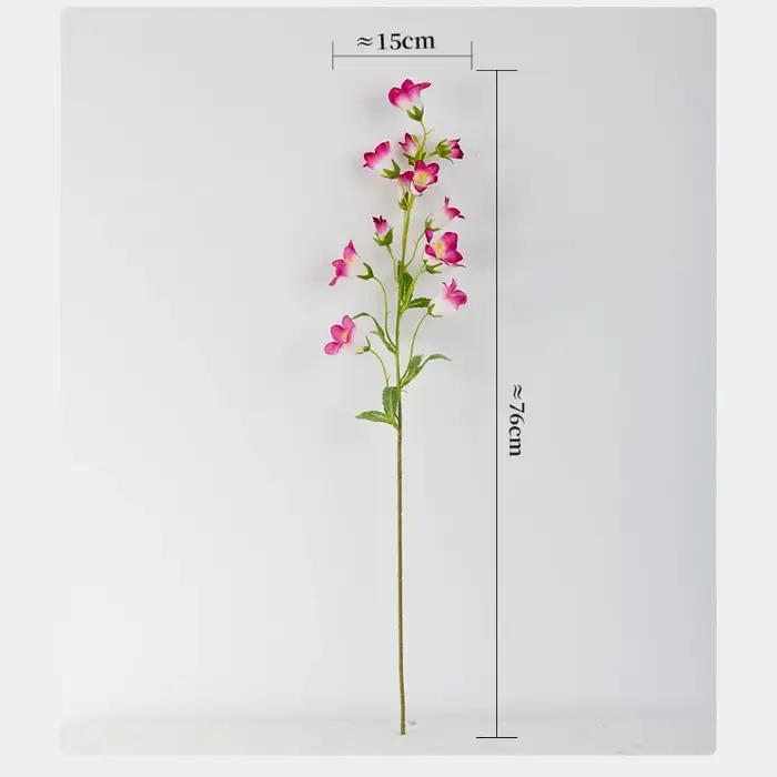 12 pièces de fleurs artificielles en soie
