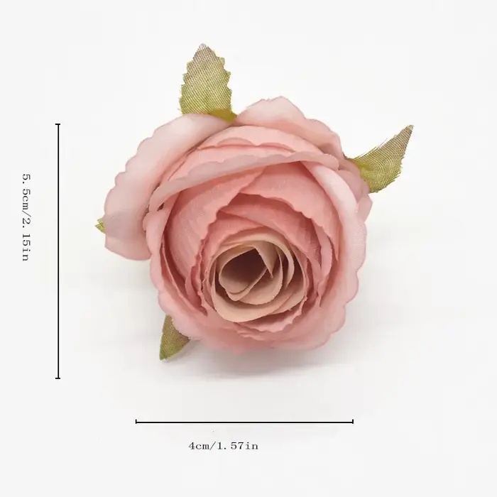 Roses artificielles en soie
