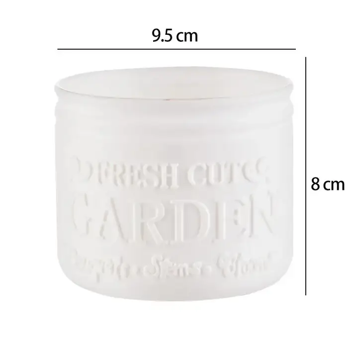Pot de fleurs rond pour plantes succulentes