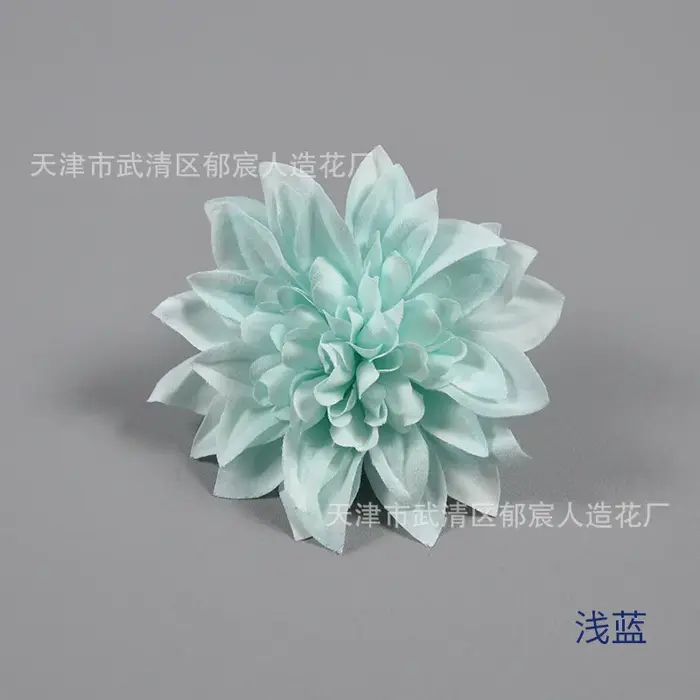 10 têtes de fleurs artificielles Dahlia de 10 cm