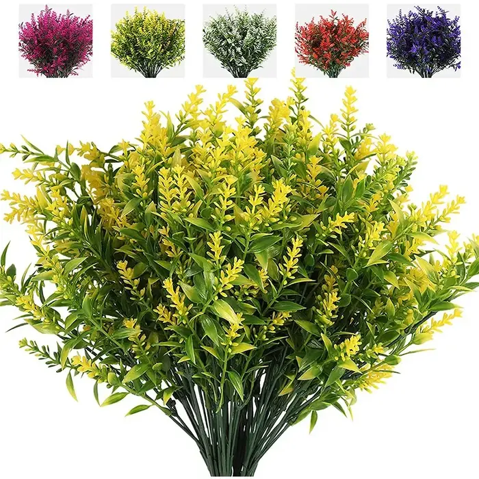 Fausse plante de lavande artificielle en plastique