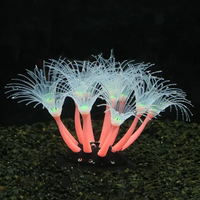 Décorations d'Aquarium à Effet Artificiel, Plantes Abropérer Seed, Ornements Précieux pour Poissons,
