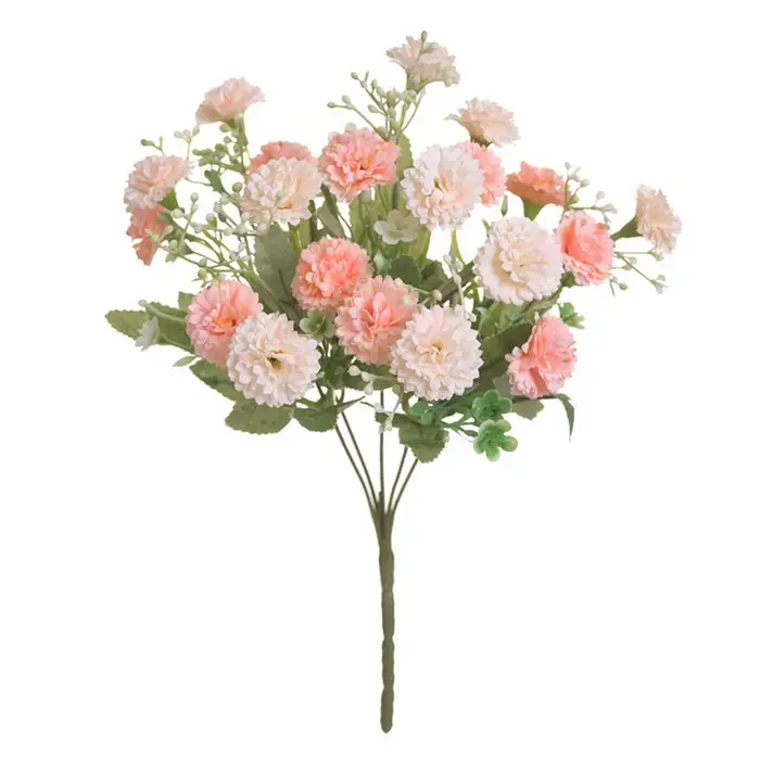 Soie fleur artificielle hortensia lilas maison mariage bouquet de mariée bricolage cadeau arc festiv