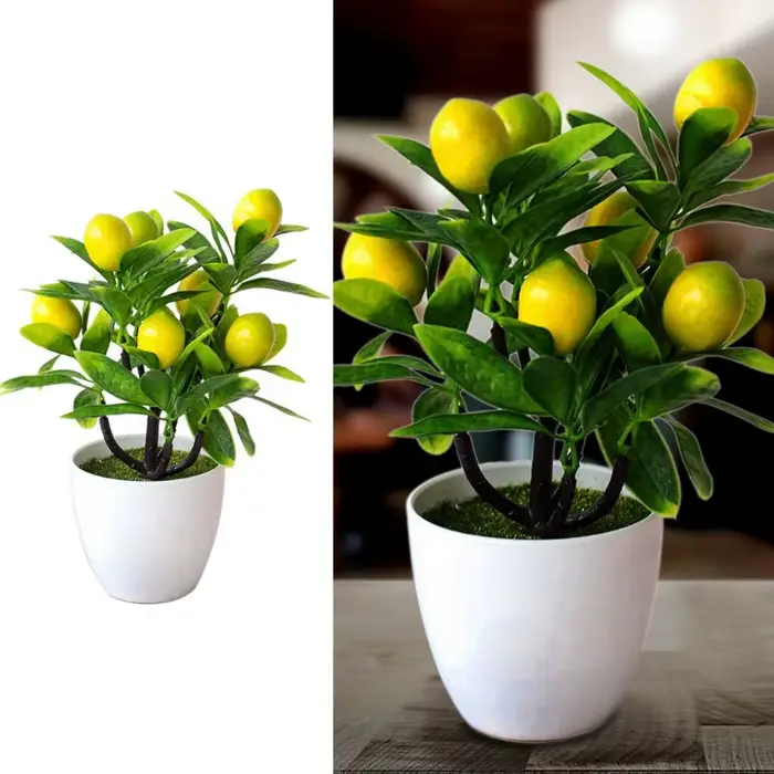 Simulation de Fruits artificiels au citron