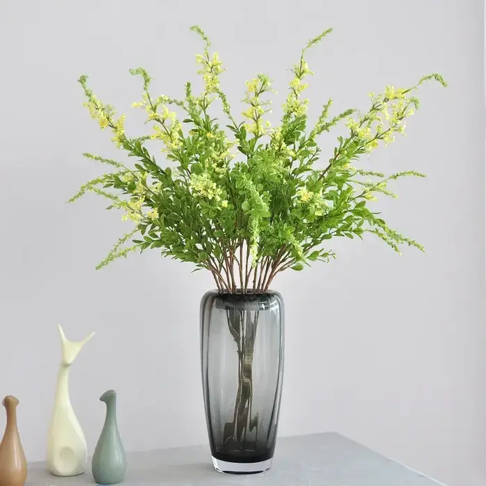 Assy enge-Fausse fleur verte artificielle
