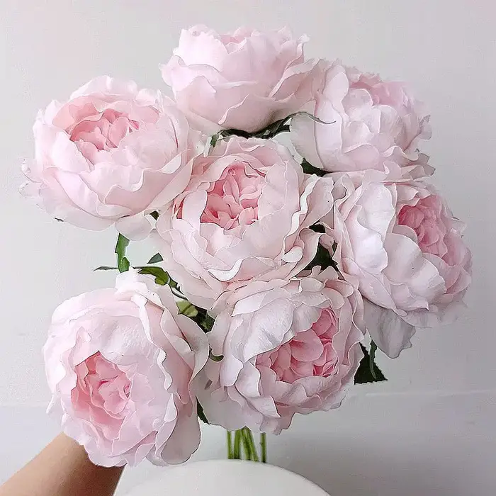 Fleurs de pivoines artificielles nouvelle collection hydratant toucher réel décoration de maison salon fête de mariage