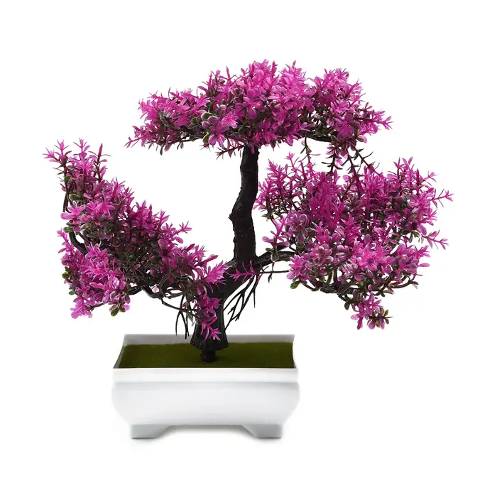 Bonsaï Artificiel en Pot Rose