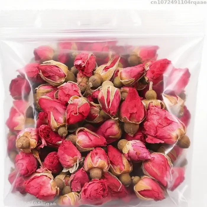 Petites roses séchées naturelles de haute qualité