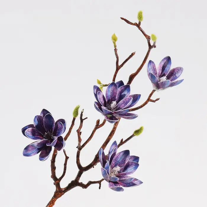 Grande fleur de magnolia artificielle faite à la main