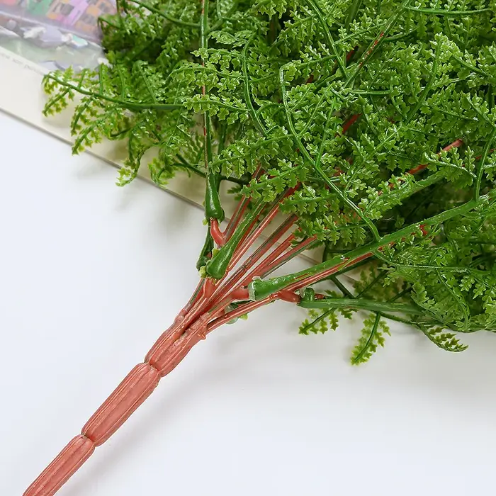 Simulation Gomme Tendre Herbe Persane Plantes Vertes Artificielles Feuille DIY Arrangement De Fleurs Maison Hôtel Décor Mariage Accessoires de Photographie