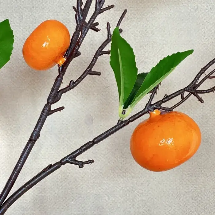 Branches de fruits artificiels réalistes