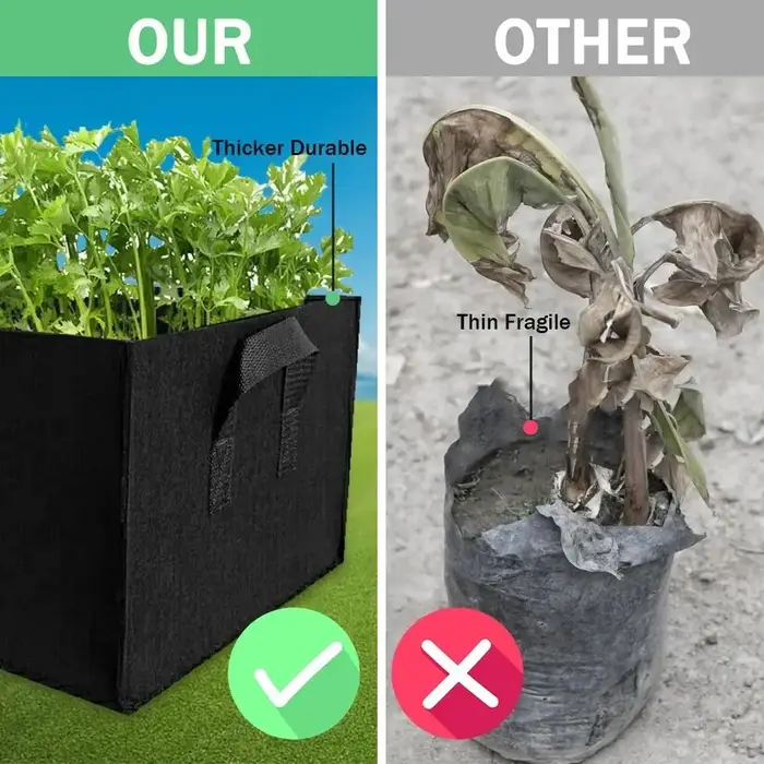 Sac de plantation de jardin avec poignées