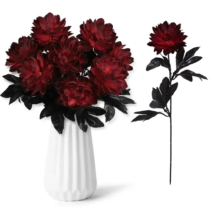 Bouquet de fleurs artificielles Dahlia