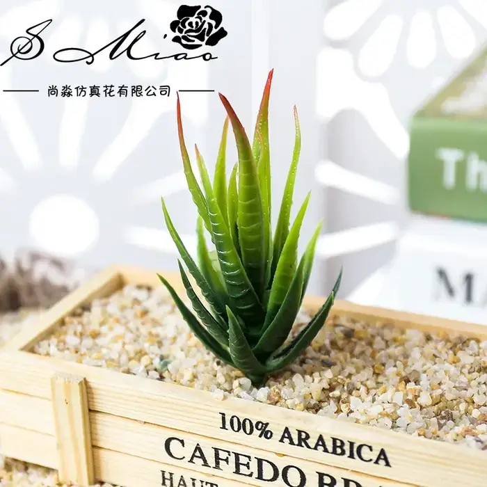 1 pièce 7X10cm plantes succulentes artificielles jardin maison bricolage fleur fausses