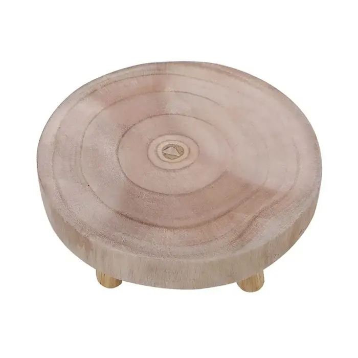 Tendance chaude-Mini tabouret en bois présentoir plante support décoratif