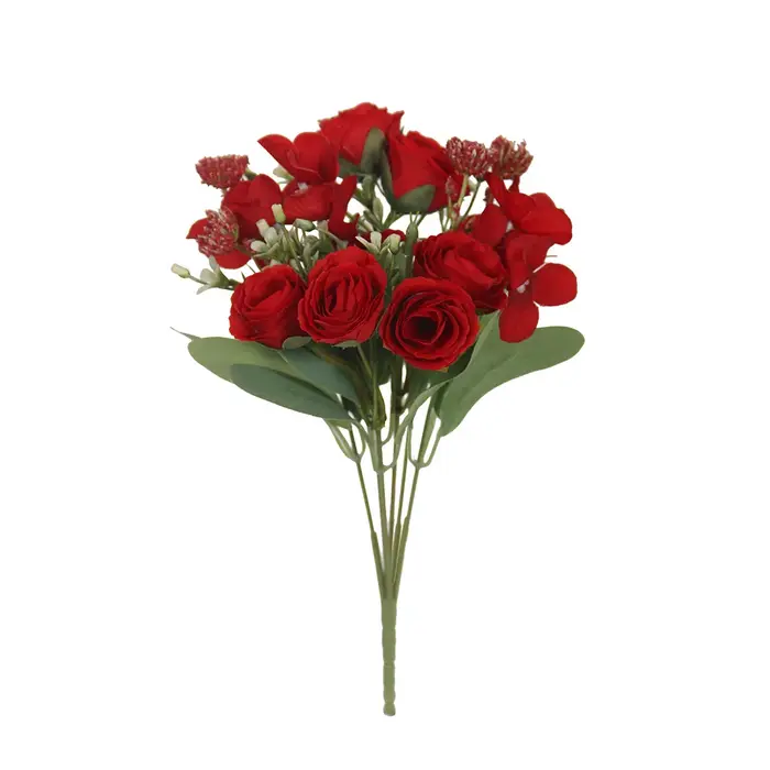 5 fourchettes plante verte artificielle Arrangement floral Tiffany Rose mariage décoration de la maison aménagement