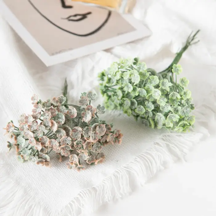 Vase de gypsophile artificiel