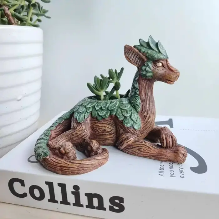 Jardinière d'arbre de dragon créative