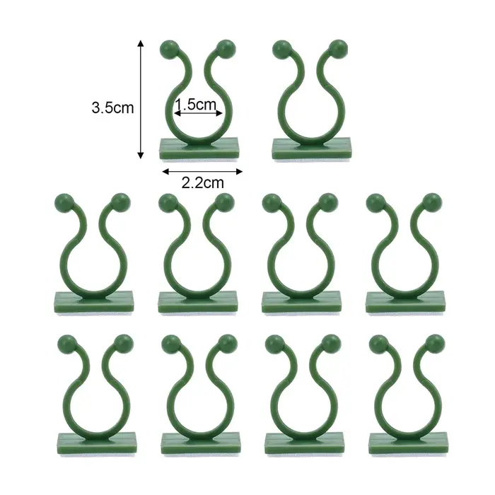 Clips de Support de Plantes pour Fleurs Grimpantes