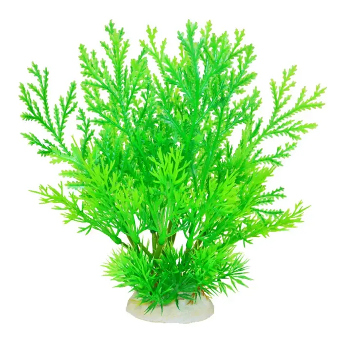 2 pièces de plantes aquatiques artificielles en plastique, herbe et algues simulées, réalistes et cr
