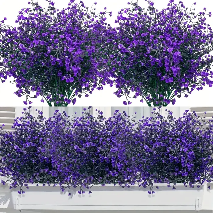 12 bouquets de fleurs artificielles d'extérieur