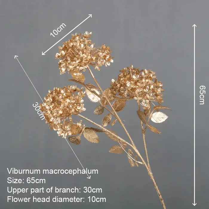 Plantes Dorées Artificielles Cuir oral elu Érable