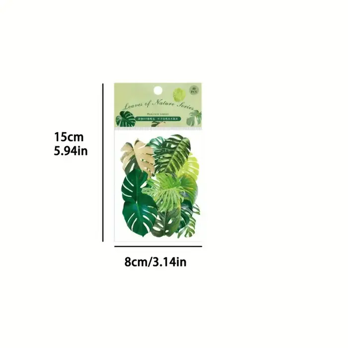 Autocollants transparents en PET pour plantes