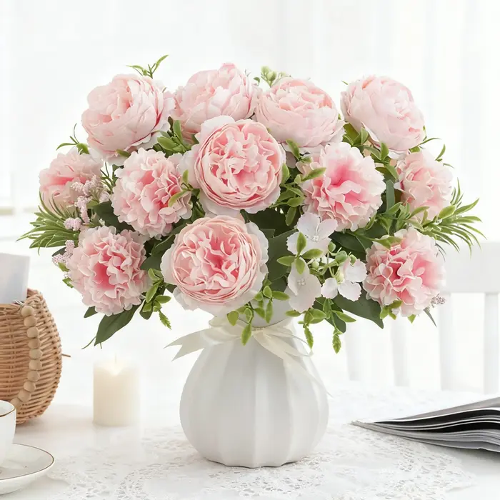 Fleurs artificielles en forme de bulbes