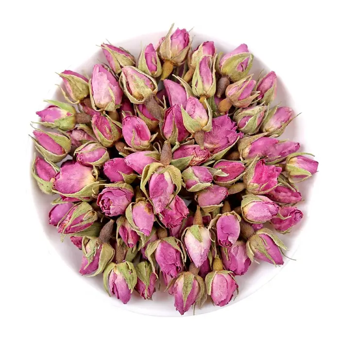 Boutons de roses secs naturels de qualité supérieure – Matériaux d'aromathérapie DIY pour la fabrication de savon