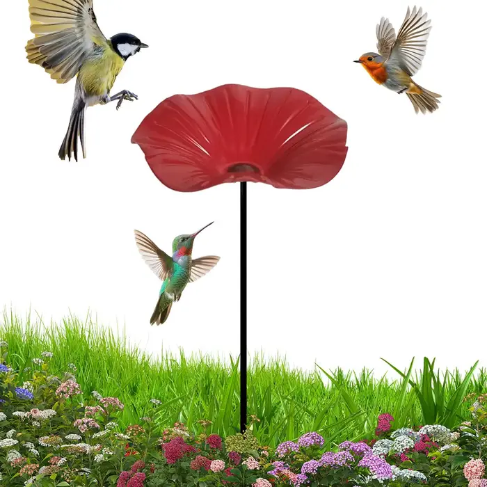 Station d'abreuvement pour abeilles en forme de fleur