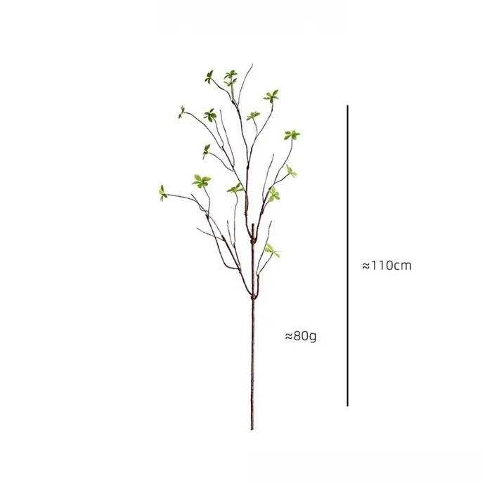 3 pièces de plantes artificielles en soie
