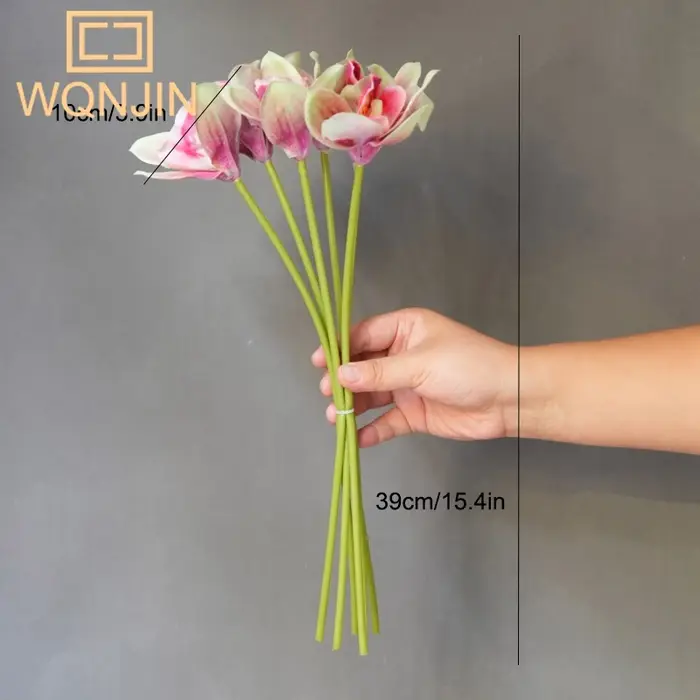 Vases orchidées papillon pour la décoration intérieure