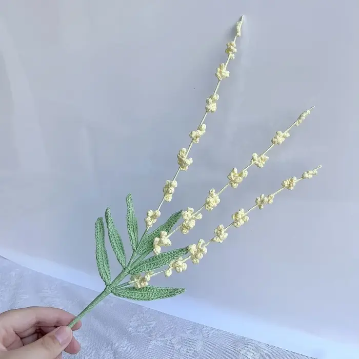 Fleurs de lavande au Crochet