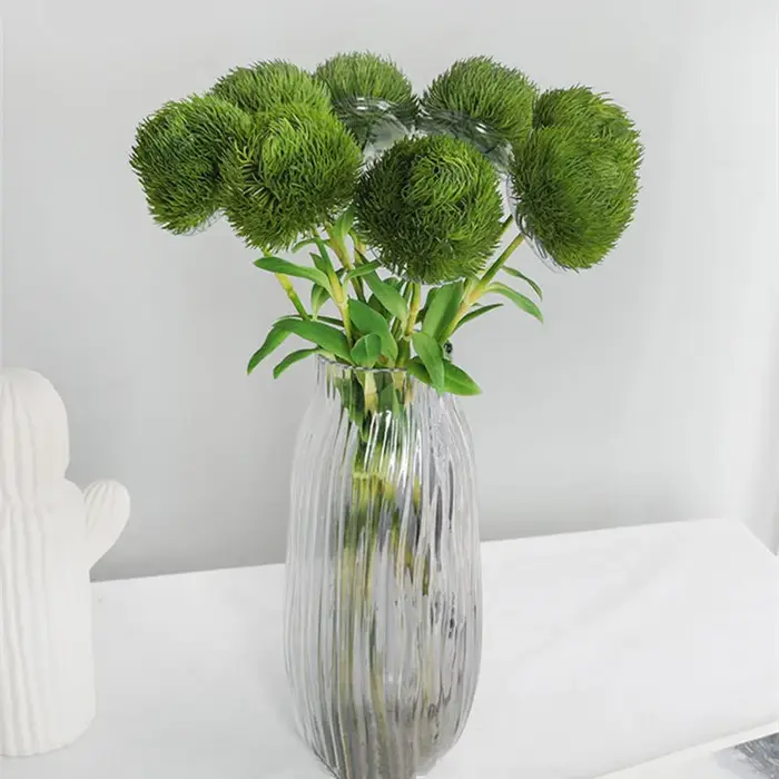 Bouquet de Fleurs Artificielles de Dianthus Vert