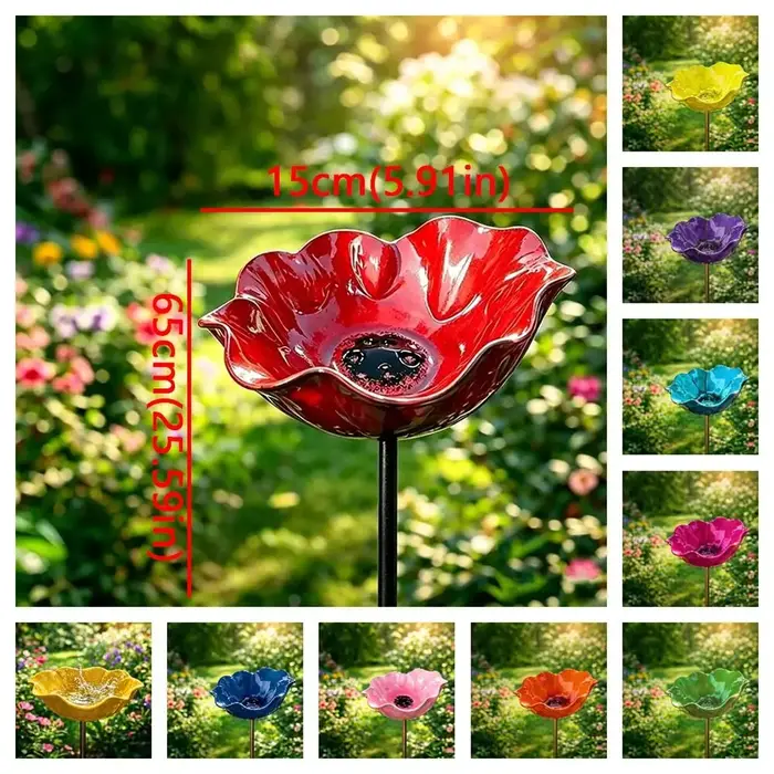 Piquet de jardin en métal artisanal