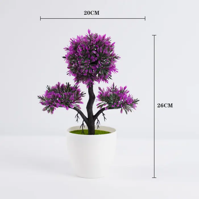 Plantes artificielles bonsaï en pot