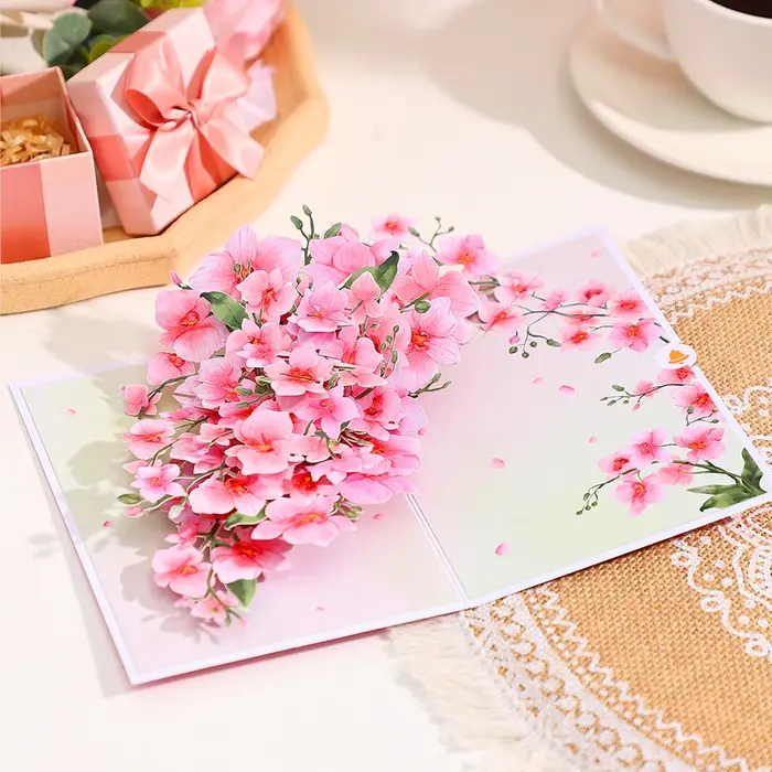 Cartes de vœux en fleurs de Phalaenopsis