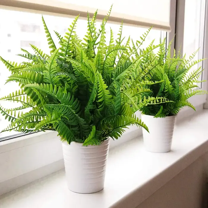 8 paquets de plantes artificielles de fougère de Boston