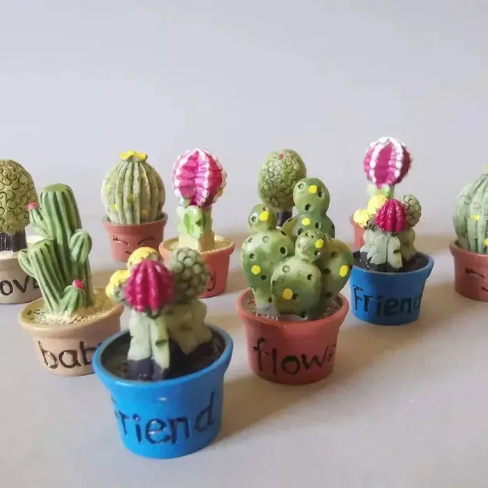 Plantes succulentes en résine