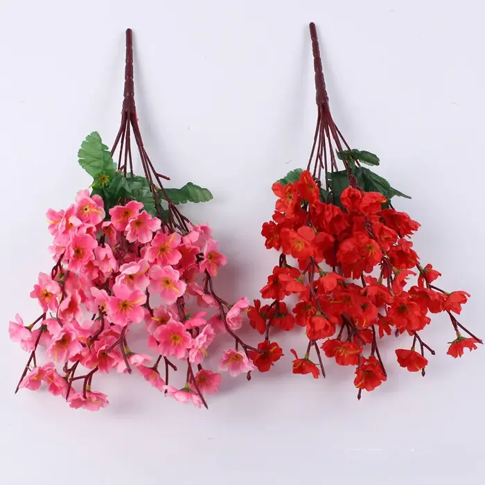 Branche de fleur de prunier en plastique