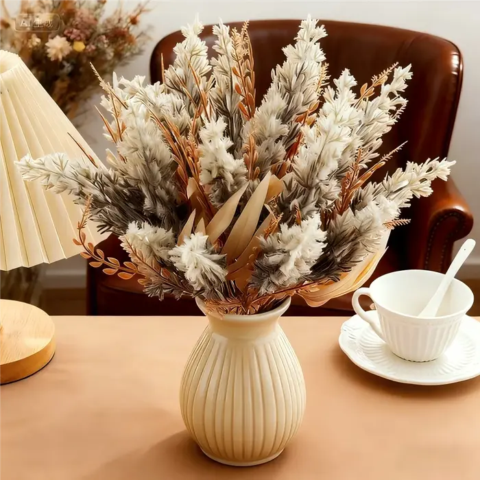 Plantes artificielles roseaux nouvel an saint valentin mariage jardin maison chambre décoration bricolage cadeaux fleur Brial bouquets cour table