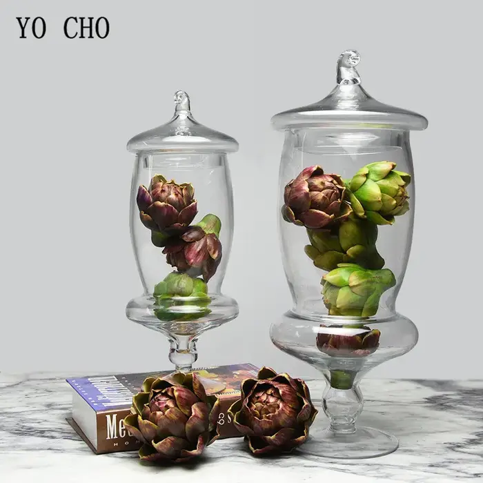YO CHO Artichaut artificiel plante en plastique fruits