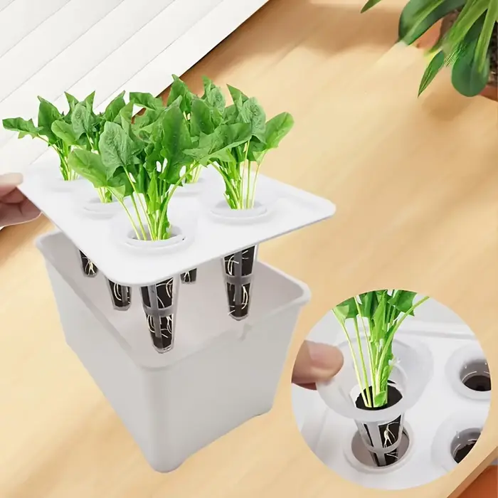 Pots de jardinage pour pépinière, Kit de culture hydroponique d'intérieur, système hydroponique universel, conteneur de plantation, cadeaux