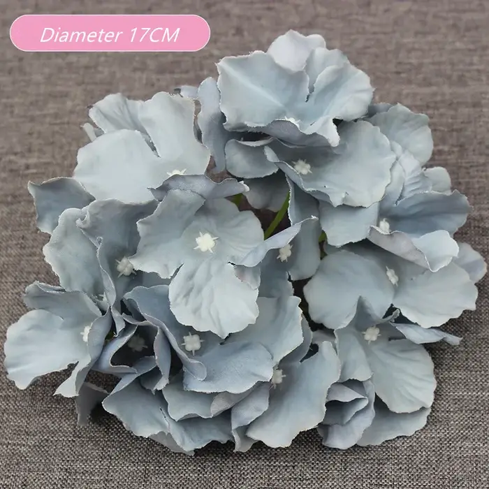 Arrangement Floral série bleu brume, matériaux pour Arrangement Floral de mariage, fleur de palmier 