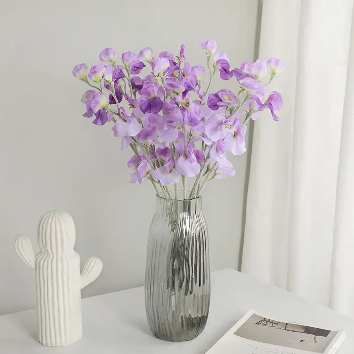Fleurs artificielles de fleur de pois de Simulation